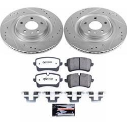 PowerStop Z26 Street Warrior Brake Upgrade Kits for 2012 A7 QUATTRO, 2015-2021 MACAN - K6001-26
