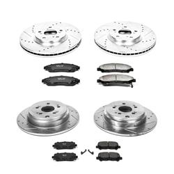 PowerStop Z23 Evolution Sport Brake Upgrade Kits for 2012-2015 PILOT - K6084