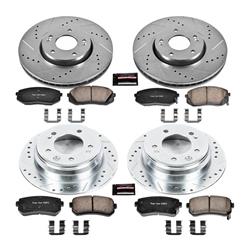 PowerStop Z23 Evolution Sport Brake Upgrade Kits for 2012-2016 SPORTAGE, 2012-2015 TUCSON - K6088