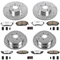 PowerStop Z26 Street Warrior Brake Upgrade Kits for 2008-2010 IMPREZA - K6110-26