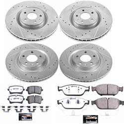 PowerStop Z26 Street Warrior Brake Upgrade Kits for 2016-2018 A6, 2012-2018 A6 QUATTRO, 2013-2018 A7 QUATTRO - K6130-26