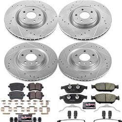 PowerStop Z23 Evolution Sport Brake Upgrade Kits for 2016-2018 A6, 2012-2018 A6 QUATTRO, 2013-2018 A7 QUATTRO - K6130