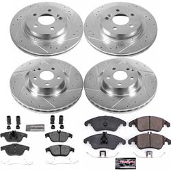 PowerStop Z23 Evolution Sport Brake Upgrade Kits for 2012-2015 C250, 2010-2017 E550 - K6206