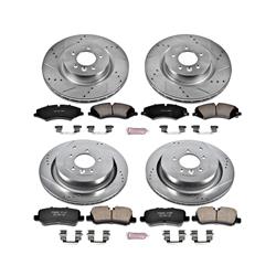 PowerStop Z23 Evolution Sport Brake Upgrade Kits for 2010-2013 RANGE ROVER SPORT - K6227