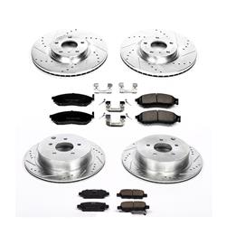 PowerStop Z23 Evolution Sport Brake Upgrade Kits for 2011-2013 M56, M37, 2012-2013 M35H - K6237