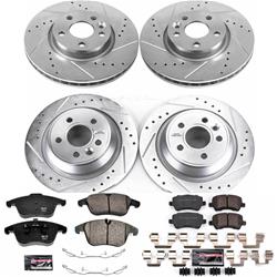 PowerStop Z23 Evolution Sport Brake Upgrade Kits for 2012-2015 RANGE ROVER EVOQUE - K6276