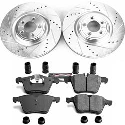 PowerStop Z23 Evolution Sport Brake Upgrade Kits for 2010-2015 XF, XK, 2010-2019 XJ - K6282