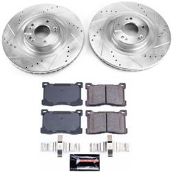PowerStop Z23 Evolution Sport Brake Upgrade Kits for 2012-2016 EQUUS, 2015-2017 K900 - K6313