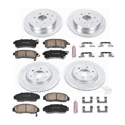 PowerStop Z23 Evolution Sport Brake Upgrade Kits for 2017-2024 ARMADA, 2011-2013 QX56, 2014-2024 QX80 - K6322