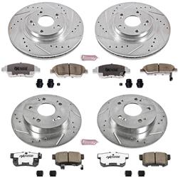 PowerStop Z26 Street Warrior Brake Upgrade Kits for 2012-2015 CIVIC, 2013-2015 ILX - K6327-26