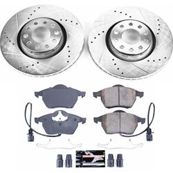 PowerStop Z23 Evolution Sport Brake Upgrade Kits for 1997-1999 A8, A8 QUATTRO - K634