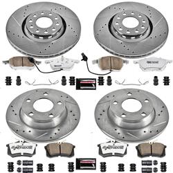 PowerStop Z26 Street Warrior Brake Upgrade Kits for 1998-2004 A6 QUATTRO - K639-26