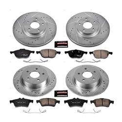 PowerStop Z23 Evolution Sport Brake Upgrade Kits for 2013-2017 C-MAX, 2013-2016 ESCAPE - K6477