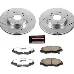 PowerStop Z26 Street Warrior Brake Upgrade Kits for 2013-2017 ACCORD, 2013-2014 FIT, 2013 ILX - K6490-26