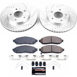 PowerStop Z23 Evolution Sport Brake Upgrade Kits for 2015-2018 CITY EXPRESS, 2011-2014 LEAF, 2013-2021 NV200 - K6492