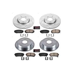 PowerStop Z23 Evolution Sport Brake Upgrade Kits for 2012-2016 SPORTAGE - K6511