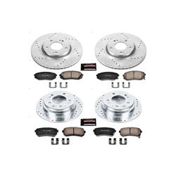 PowerStop Z23 Evolution Sport Brake Upgrade Kits for 2012-2016 SPORTAGE - K6512