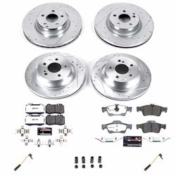 PowerStop Z26 Street Warrior Brake Upgrade Kits for 2007-2009 E550 - K6600-26