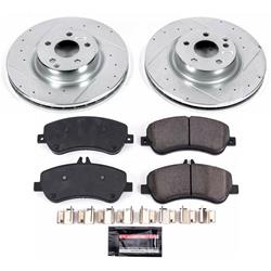 PowerStop Z23 Evolution Sport Brake Upgrade Kits for 2013-2015 GLK250, 2010-2015 GLK350 - K6603