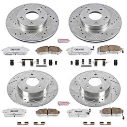 PowerStop Z26 Street Warrior Brake Upgrade Kits for 1996-1999 I30, 1995-1999 MAXIMA - K662-26