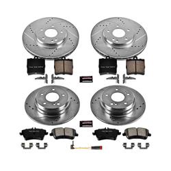 PowerStop Z23 Evolution Sport Brake Upgrade Kits for 2006-2008 SLK280, 2009-2011 SLK300 - K6703