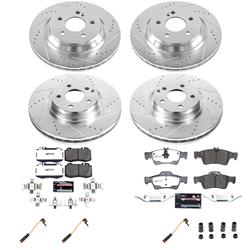 PowerStop Z26 Street Warrior Brake Upgrade Kits for 2003 SL500 - K6751-26