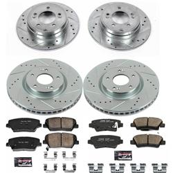 PowerStop Z23 Evolution Sport Brake Upgrade Kits for 2012-2017 AZERA - K6765