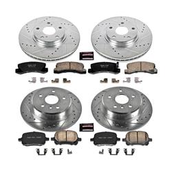 PowerStop Z23 Evolution Sport Brake Upgrade Kits for 1999-2001 RX300 - K6782