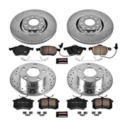 PowerStop Z23 Evolution Sport Brake Upgrade Kits for 1998-2001 A6 QUATTRO - K6918