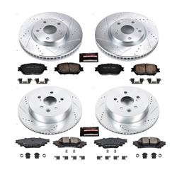 PowerStop Z23 Evolution Sport Brake Upgrade Kits for 2014-2015 IS250 - K6927