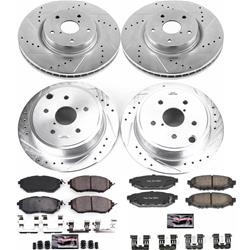 PowerStop Z23 Evolution Sport Brake Upgrade Kits for 2015-2021 WRX - K6932