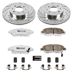 PowerStop Z26 Street Warrior Brake Upgrade Kits for 1993-1995 CIVIC, 1994-1997 CIVIC DEL SOL, 2007-2008 FIT - K694-26