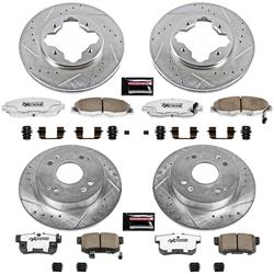 PowerStop Z26 Street Warrior Brake Upgrade Kits for 1991-1997 ACCORD, 1997 CL - K698-26