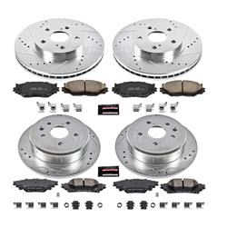 PowerStop Z23 Evolution Sport Brake Upgrade Kits for 2014-2015 IS250 - K6988