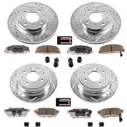 PowerStop Z26 Street Warrior Brake Upgrade Kits for 1992-1995 CIVIC, 1993-1997 CIVIC DEL SOL - K700-26