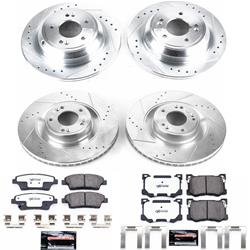 PowerStop Z26 Street Warrior Brake Upgrade Kits for 2015-2016 GENESIS, 2016-2017 K900 - K7029-26