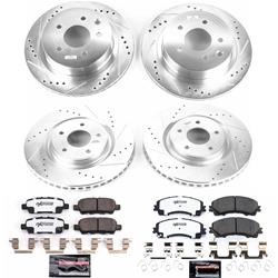 PowerStop Z26 Street Warrior Brake Upgrade Kits for 2014-2019 ROGUE - K7033-26