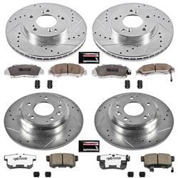 PowerStop Z26 Street Warrior Brake Upgrade Kits for 1996-1999 OASIS, 1995-1998 ODYSSEY, 1996-1998 RL - K705-26