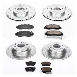 PowerStop Z23 Evolution Sport Brake Upgrade Kits for 1996-1999 OASIS, 1995-1998 ODYSSEY, 1996-1998 RL - K705