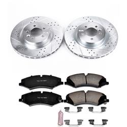 PowerStop Z23 Evolution Sport Brake Upgrade Kits for 2014-2017 RANGE ROVER SPORT, RANGE ROVER, 2017 DISCOVERY - K7079