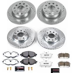 PowerStop Z26 Street Warrior Brake Upgrade Kits for 2015 GOLF, GOLF SPORTWAGEN - K7109-26