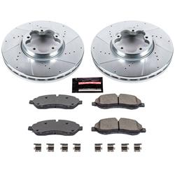 PowerStop Z23 Evolution Sport Brake Upgrade Kits for 2015-2019 TRANSIT-150, TRANSIT-250, TRANSIT-350 - K7150