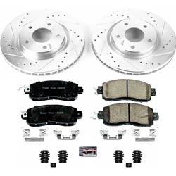 PowerStop Z23 Evolution Sport Brake Upgrade Kits for 2014-2017 LEAF - K7215