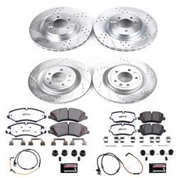PowerStop Z36 Truck and Tow Brake Upgrade Kits for 2014-2017 RANGE ROVER SPORT, RANGE ROVER, 2017 DISCOVERY - K7260-36