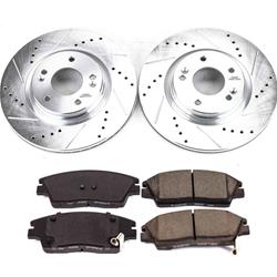PowerStop Z23 Evolution Sport Brake Upgrade Kits for 2017-2020 ELANTRA, 2017-2022 SPORTAGE, 2016-2021 TUCSON - K7355