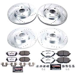 PowerStop Z26 Street Warrior Brake Upgrade Kits for 2017-2020 124 SPIDER, 2016-2024 MX-5 MIATA - K7359-26