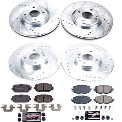 PowerStop Z23 Evolution Sport Brake Upgrade Kits for 2017-2020 124 SPIDER, 2016-2024 MX-5 MIATA - K7359