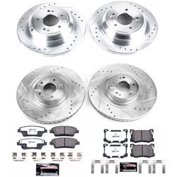 PowerStop Z26 Street Warrior Brake Upgrade Kits for 2015-2016 GENESIS - K7386-26