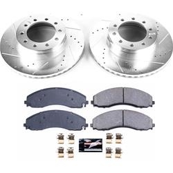 PowerStop Z23 Evolution Sport Brake Upgrade Kits for 2017-2024 F-450 SUPER DUTY, F-550 SUPER DUTY, 2020-2022 F-600 SUPER DUTY - K7422