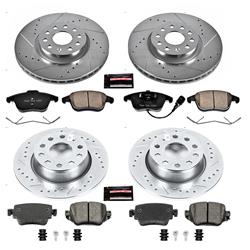 PowerStop Z23 Evolution Sport Brake Upgrade Kits for 2015-2020 PASSAT - K7501